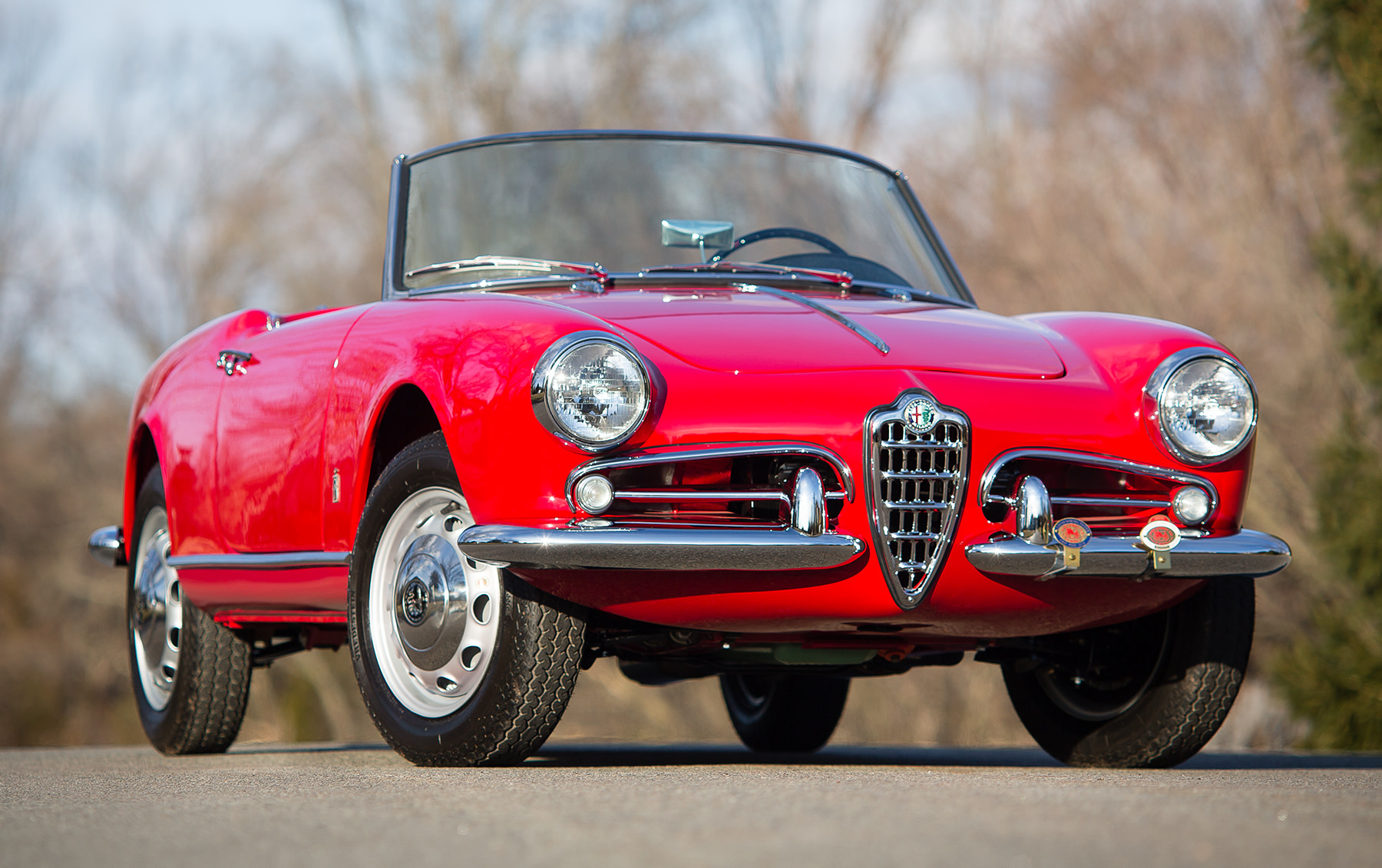 Ricko 1:18 scale Alfa Romeo Giulietta Spider 1959 (Red